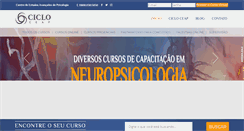 Desktop Screenshot of cicloceap.com.br